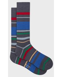 Paul Smith - And Sky Varied Stripe Socks - Lyst