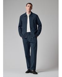 Paul Smith - Seersucker Check Drawstring Trousers - Lyst