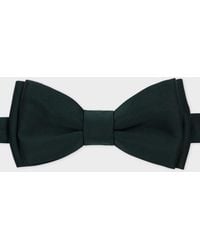 Paul Smith - Dark Pre-Tied Satin Bow Tie - Lyst