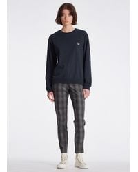Paul Smith - Organic Cotton Zebra Logo Long-Sleeve T-Shirt - Lyst