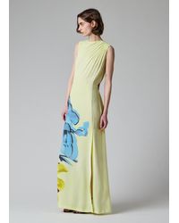 Paul Smith - Lemon 'Daisy' Placement Print Dress - Lyst