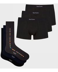 Paul Smith - Boxer Briefs & 'Signature Stripe' Socks Three Pack Gift Set - Lyst