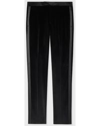 Paul Smith - Tailored-Fit Velvet Evening Trousers - Lyst