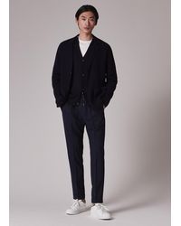 Paul Smith - Merino Wool Knitted Cardigan Blazer - Lyst