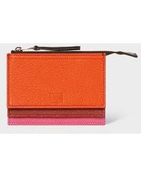 Paul Smith - Leather Concertina Card Holder Pouch - Lyst