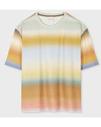 Paul Smith - Cotton 'Smith Stripe' T-Shirt - Lyst
