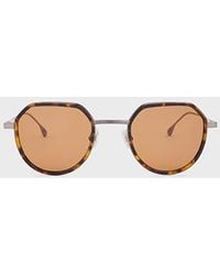 Paul Smith - Gunmetal Havana 'Pinnell' Sunglasses - Lyst