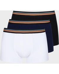 Paul Smith - Tri-Colour 'Signature Stripe' Waistband Boxer Briefs Three Pack - Lyst