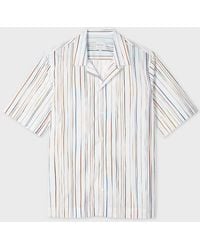 Paul Smith - 'Signature Pinstripe' Short-Sleeve Shirt - Lyst