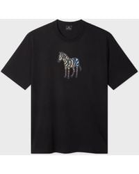 Paul Smith - Multicolour Zebra Print T-Shirt - Lyst