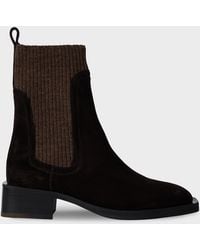 Paul Smith - Dark Suede 'Matola' Boots - Lyst