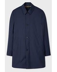 Paul Smith - Melange 'Storm System' Wool Mac With Detachable Gilet - Lyst