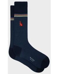 Paul Smith - Embroidered Rabbit Socks - Lyst