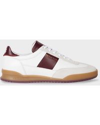 Paul Smith - And Bordeaux Leather 'Dover' Trainers - Lyst