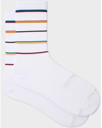 Paul Smith - 'Signature Stripe' Cycling Socks - Lyst