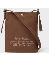 Paul Smith - Khaki Tekwax Cotton Musette Bag - Lyst