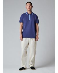 Paul Smith - Contrast Tipping Zip Polo Shirt - Lyst
