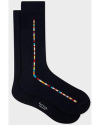Paul Smith - 'Signature Stripe' Central Trim Socks - Lyst