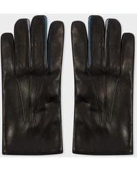 Paul Smith - Leather 'Concertina' Gloves - Lyst