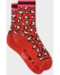 Paul Smith Short Socks - Red