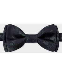 Paul Smith - Black Silk Floral Bow Tie - Lyst