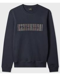 Paul Smith - 'Stitch Stripe' Logo Sweatshirt - Lyst