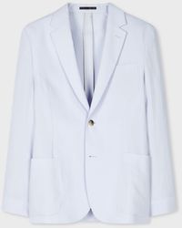 Paul Smith - Pale Linen Unlined Blazer - Lyst
