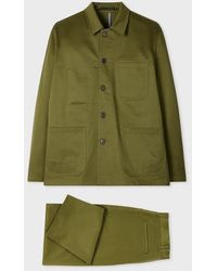 Paul Smith - Khaki Cotton-Twill Co-Ord - Lyst