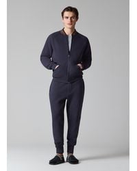 Paul Smith - Cotton 'Artist Stripe' Zip Lounge Top - Lyst