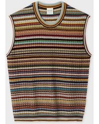 Paul Smith - 'Signature Stripe' Knitted Vest - Lyst