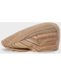 Paul Smith - 'Signature Stripe' Merino Wool Flat Cap - Lyst