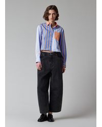 Paul Smith - And 'Mix Up Stripe' Cropped Shirt - Lyst