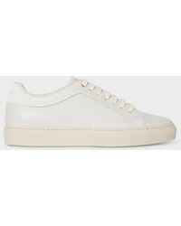 Paul Smith - Cream Leather 'Basso' Sneakers - Lyst