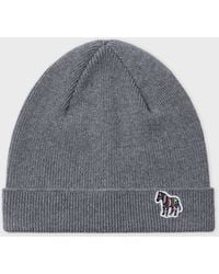 Paul Smith - Zebra Logo Wool Beanie - Lyst