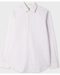 Paul Smith - Regular-Fit And Stripe Shirt - Lyst