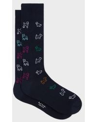 Paul Smith - 'Dogs' Pattern Socks - Lyst