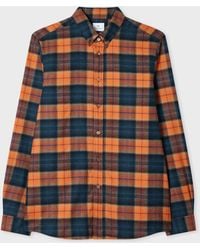 Paul Smith - And Check Cotton Shirt - Lyst
