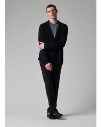 Paul Smith - Merino Wool Knitted Cardigan Blazer - Lyst