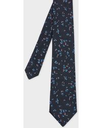 Paul Smith - Silk 'Art Floral' Tie - Lyst