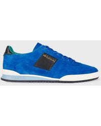 Paul Smith - Cobalt Suede 'Rye' Trainers - Lyst
