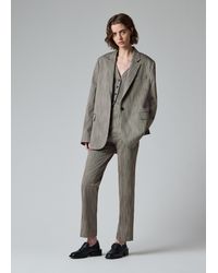 Paul Smith - Longline Herringbone Oversized Blazer - Lyst