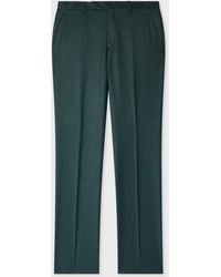 Paul Smith - Slim-Fit Wool-Cashmere Flannel Trousers - Lyst