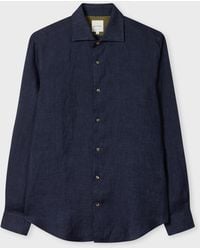 Paul Smith - Slim-Fit Linen Shirt - Lyst