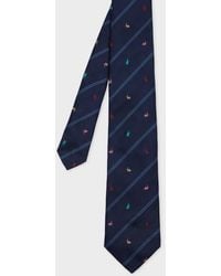 Paul Smith - Silk 'Rabbit' Pinstripe Tie - Lyst