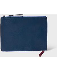 Paul Smith - Two-Tone Zip Travel Pouch - Lyst
