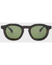 Paul Smith - Khaki Havana 'Pedley' Sunglasses - Lyst