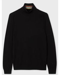 Paul Smith - Merino Wool Roll Neck Sweater - Lyst