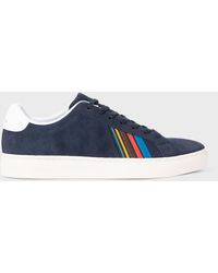 PS by Paul Smith - Mens Shoe Rex Navy Embroidery - Lyst