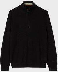 Paul Smith - Merino Wool Half Zip Sweater - Lyst