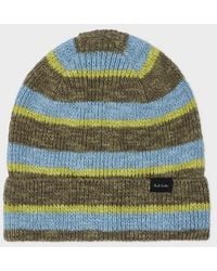 Paul Smith - And Stripe Linen-Cotton Beanie - Lyst